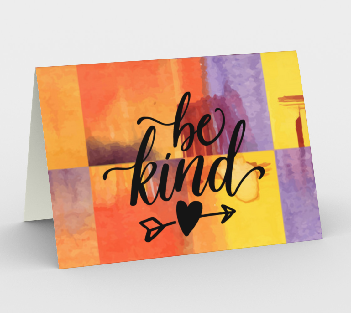 Be Kind Greeting Card Miniature #2