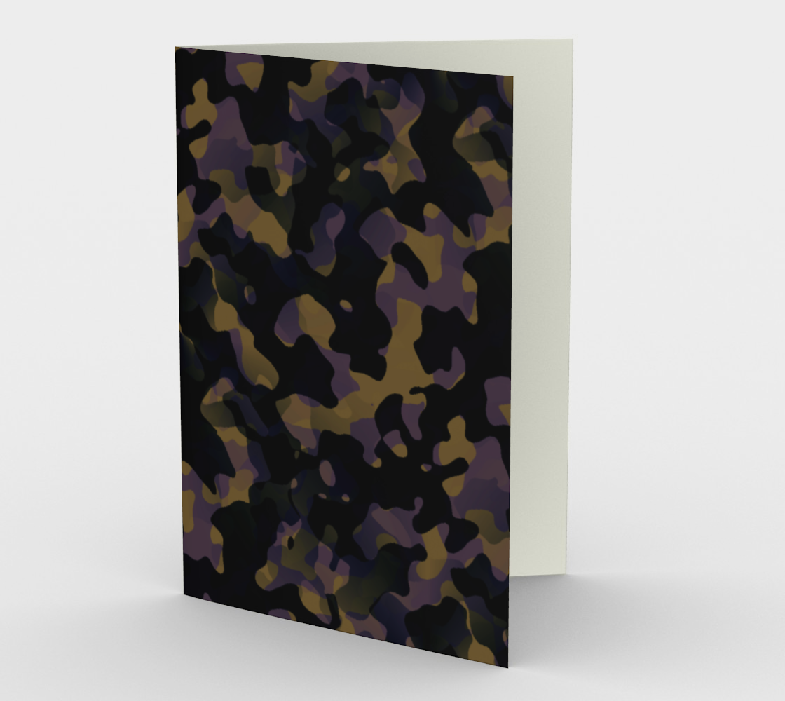 Aperçu de Carte de papeterie Camouflage #1