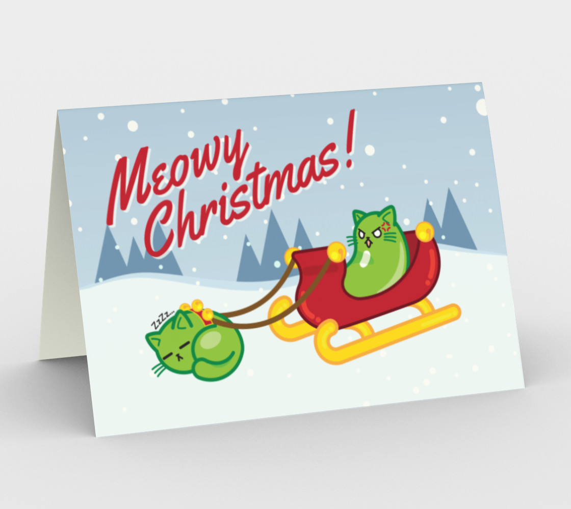 Bad Reindeer Christmas Cards (Set of 3) aperçu