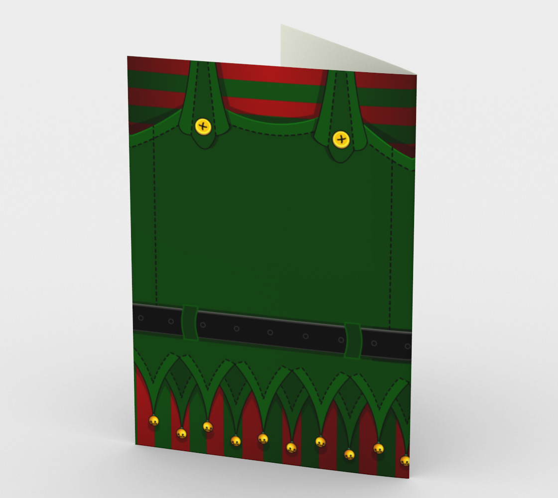 Christmas Cards Festive Elf Holiday Cards Miniature #3