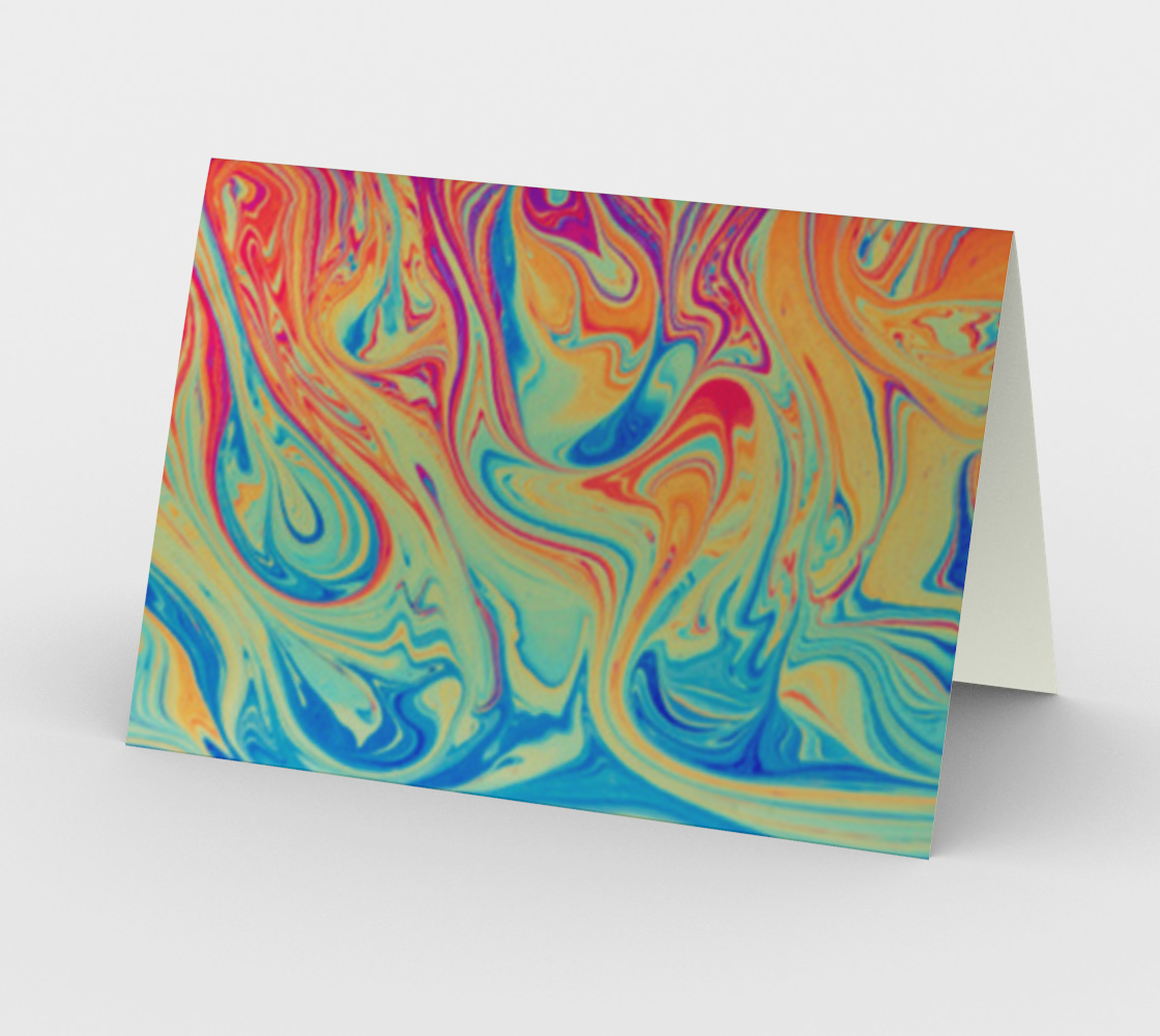 Aperçu de Abstract - Liquid Art Blank Card #2