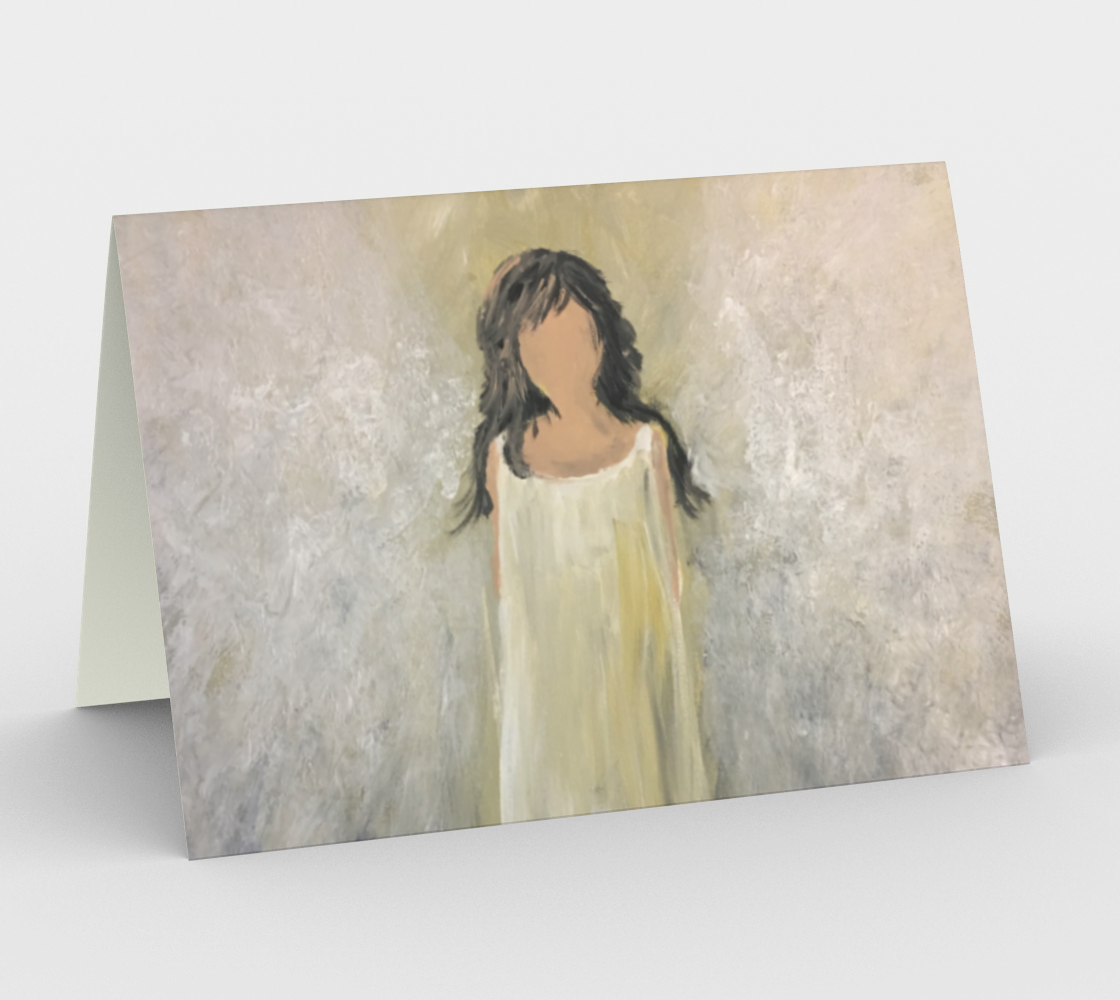 Angel Light Horizontal Card by Karen Pedevilla preview