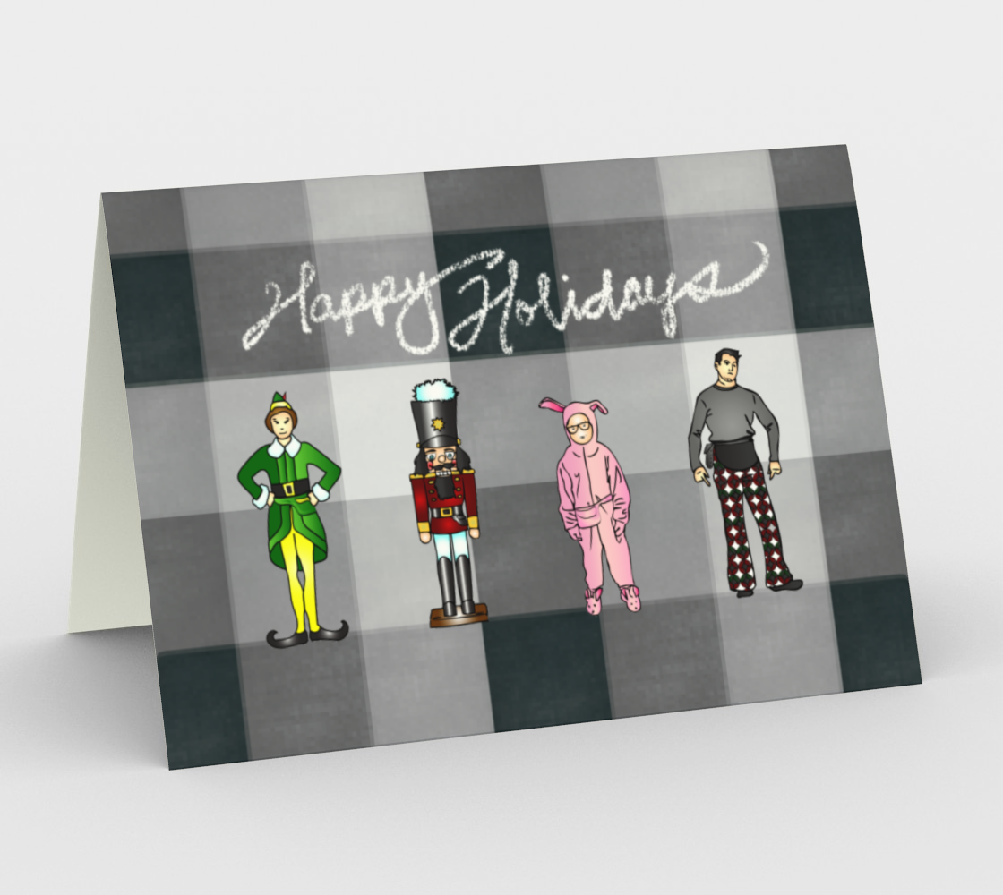 Aperçu de Holiday Pop Culture Icons Cards