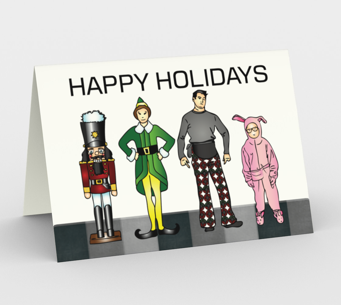 Aperçu de Holiday Pop Culture Icons Cards 1