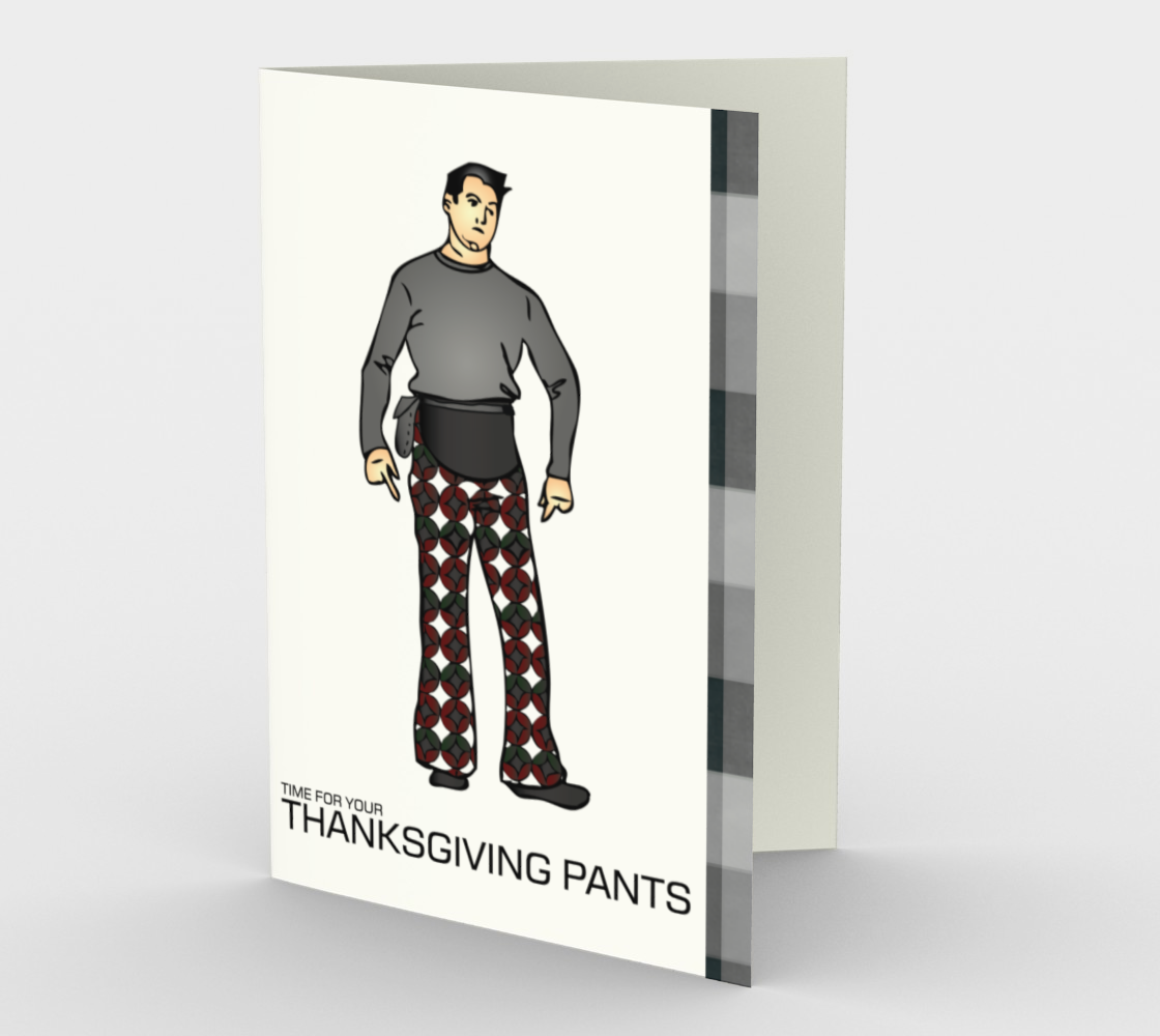 Aperçu de Joey Thanksgiving Pants - Card Set