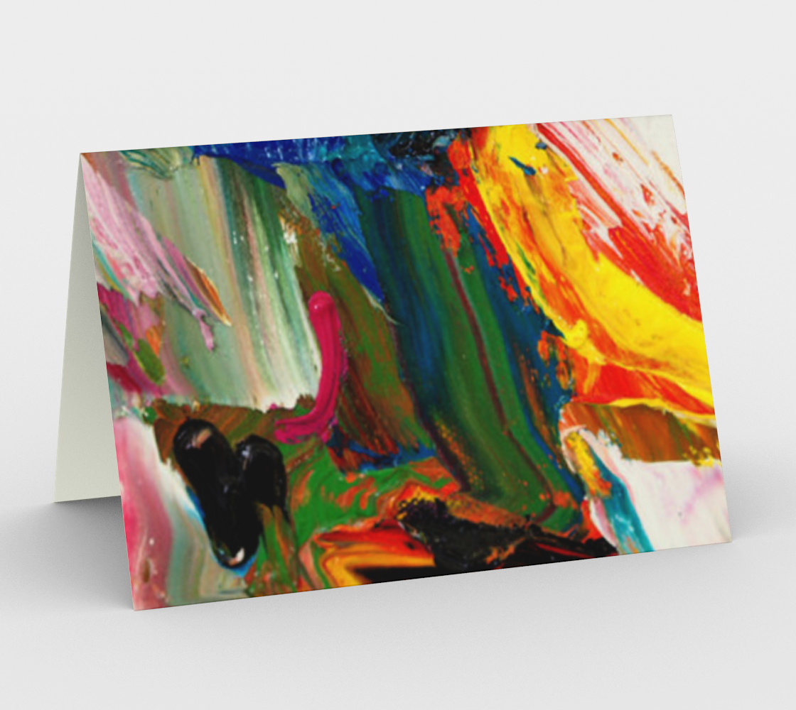 Aperçu de Wild and Crazy Oil Paint Abstract #1