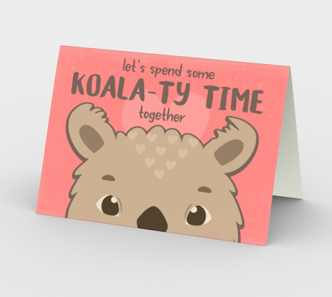 Koala Love Card Miniature #3