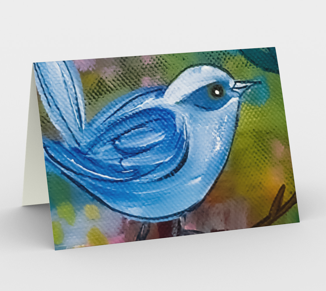 Blue Bird Card aperçu