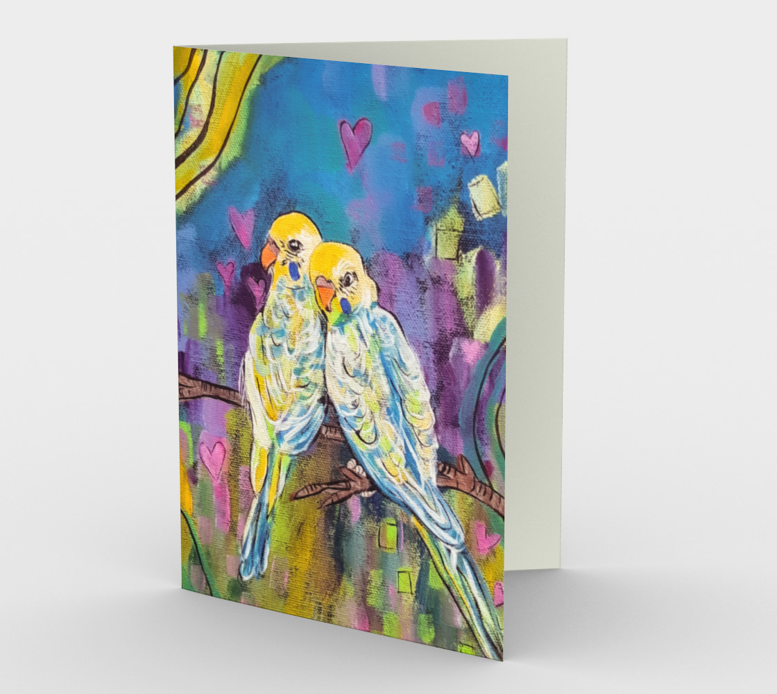 Love Birds Card preview
