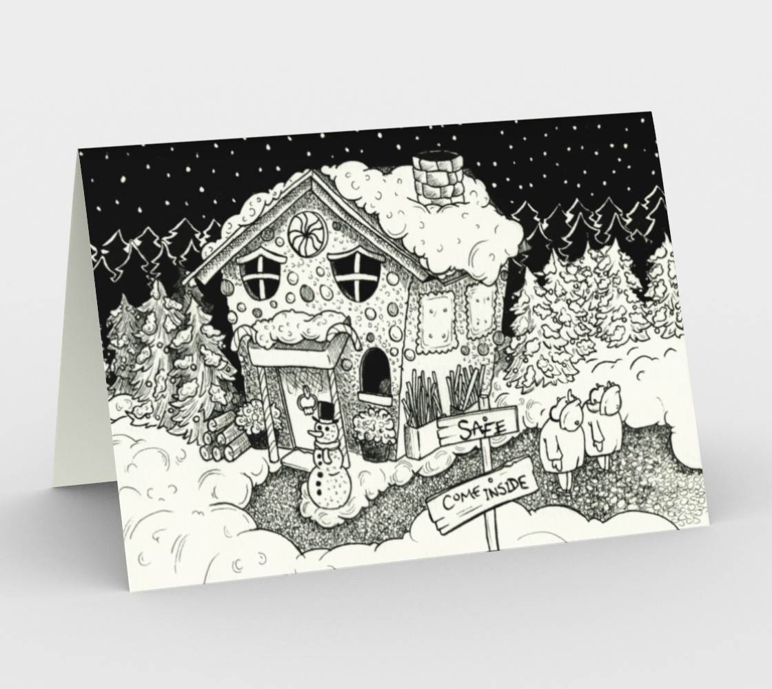 Christmas Card Candy House preview