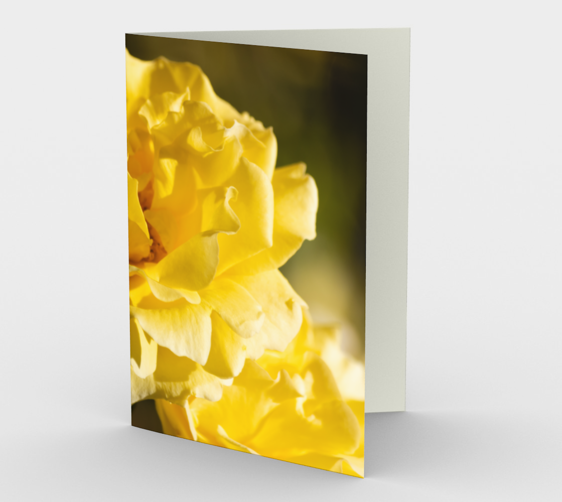 Yellow Rose Stationery Card preview
