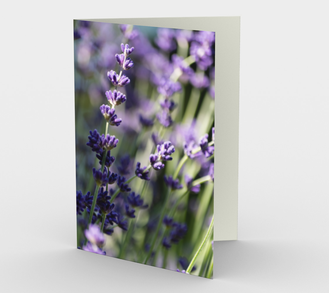Lavender Stationery Card preview