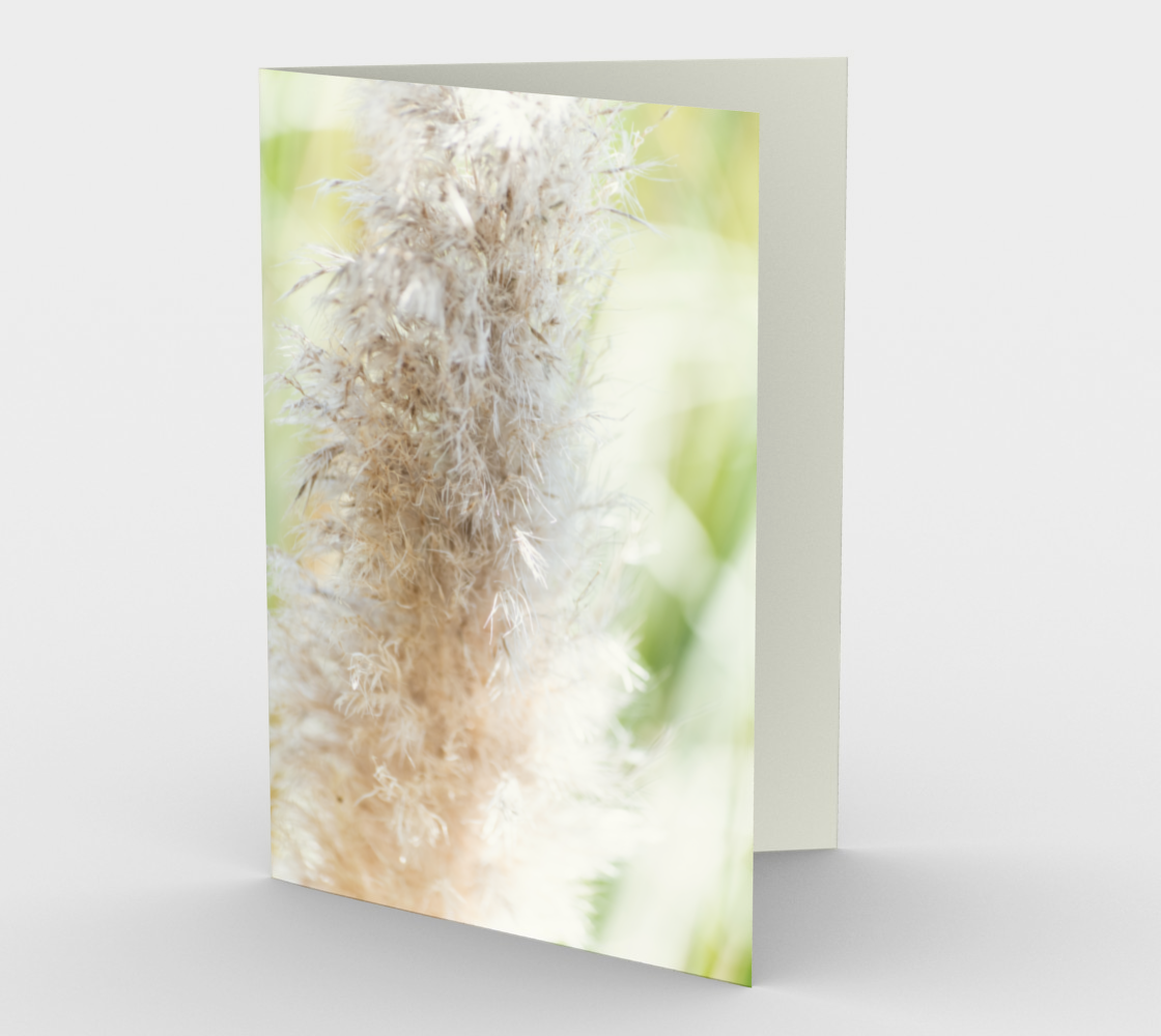 Ornamental Grass Stationery Card 3D preview