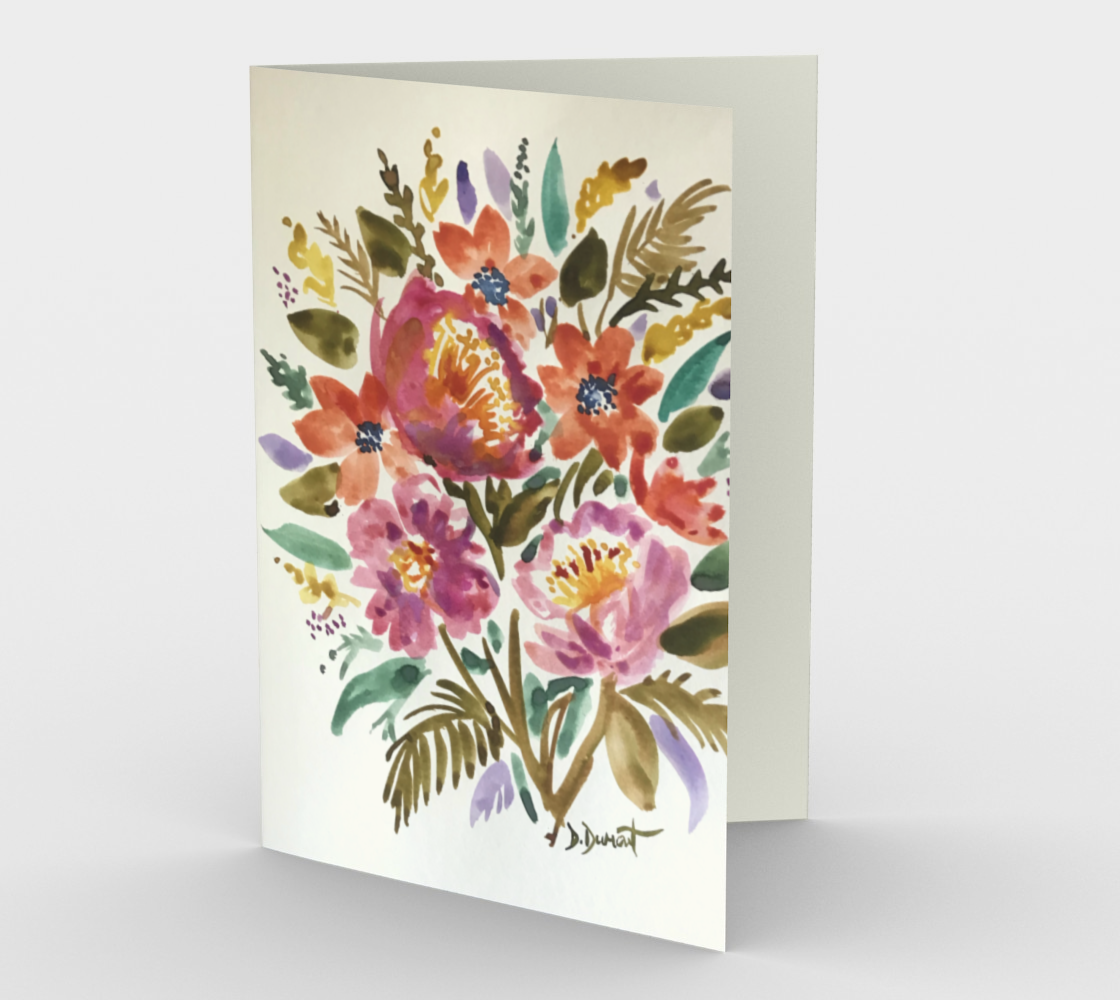 Carte Bouquet d’amour preview