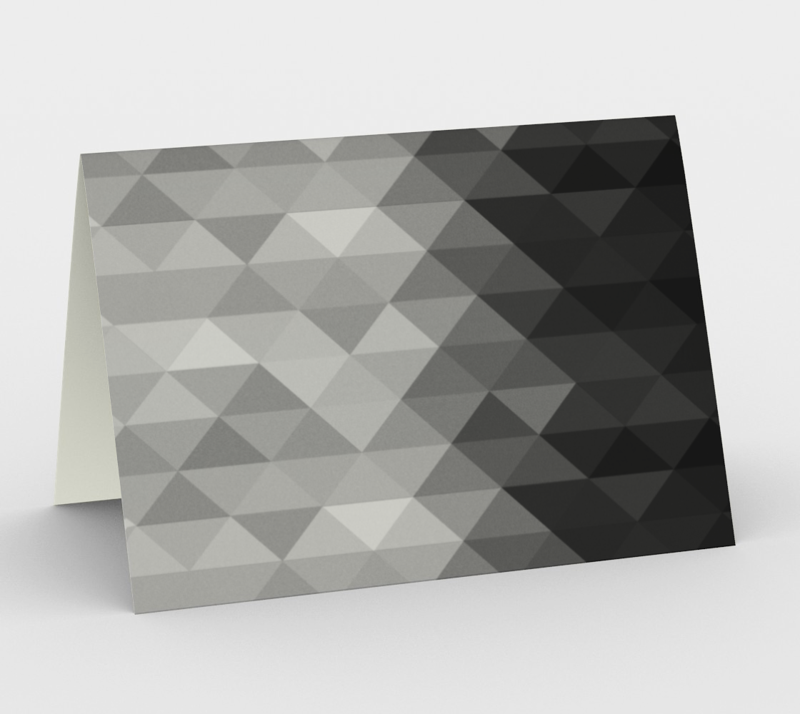 Aperçu de Grayscale triangle geometric squares pattern