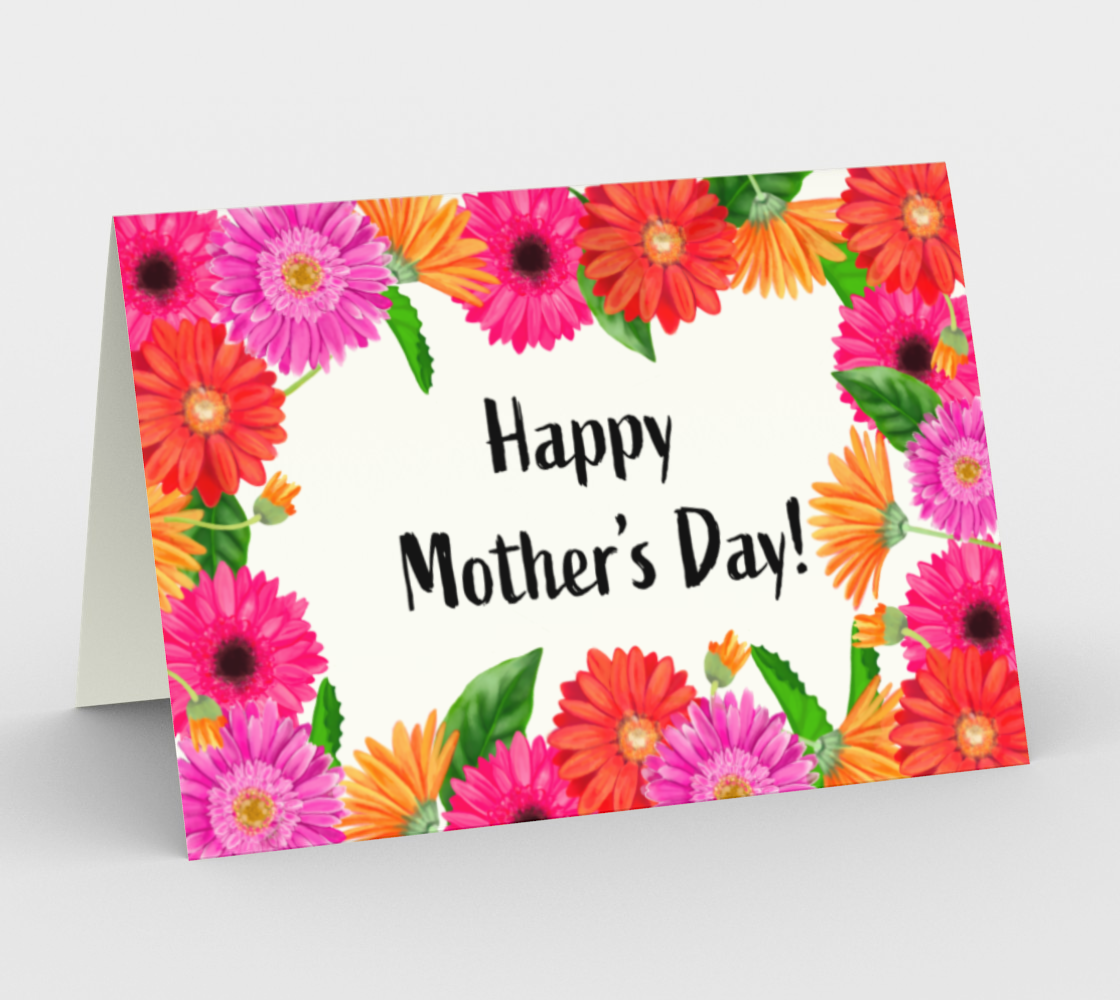 (Set of 3) Gerbera Mother's Day Cards preview