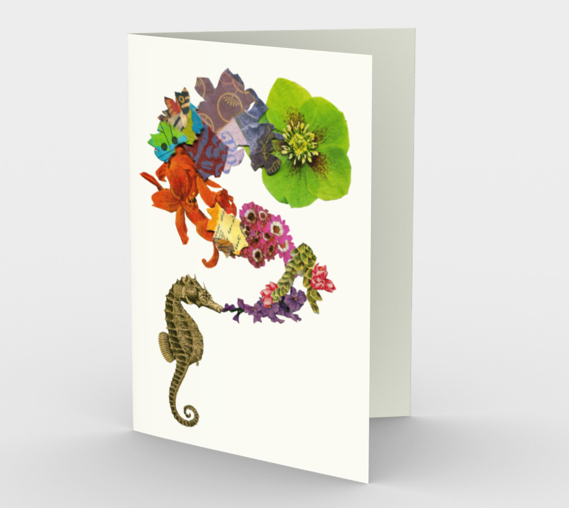 Seahorse 1 blank card preview