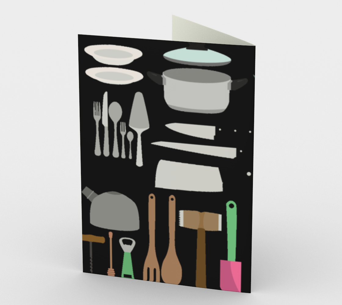 Chefs paradise stationary greeting card Miniature #3