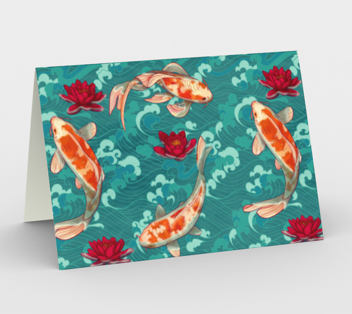 Carps Card Landscape  preview