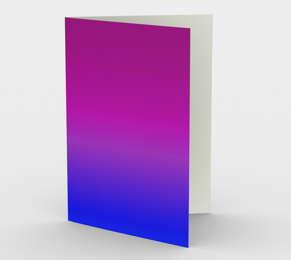 Aperçu de Purple to Blue Blend Vertical Card, AWSM