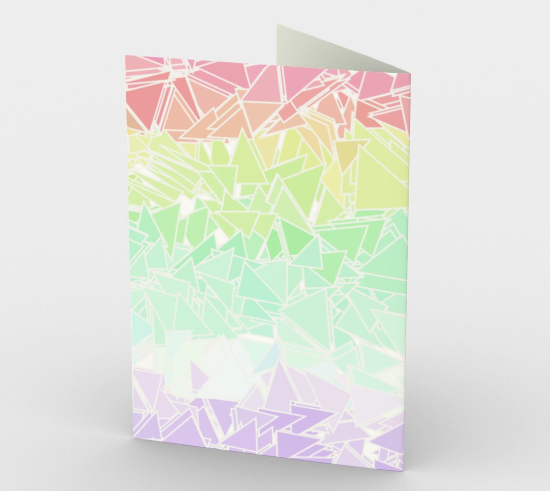 Groovy Boho Triangle Rainbow, 50% of profits donated to the Trevor Project! preview #2