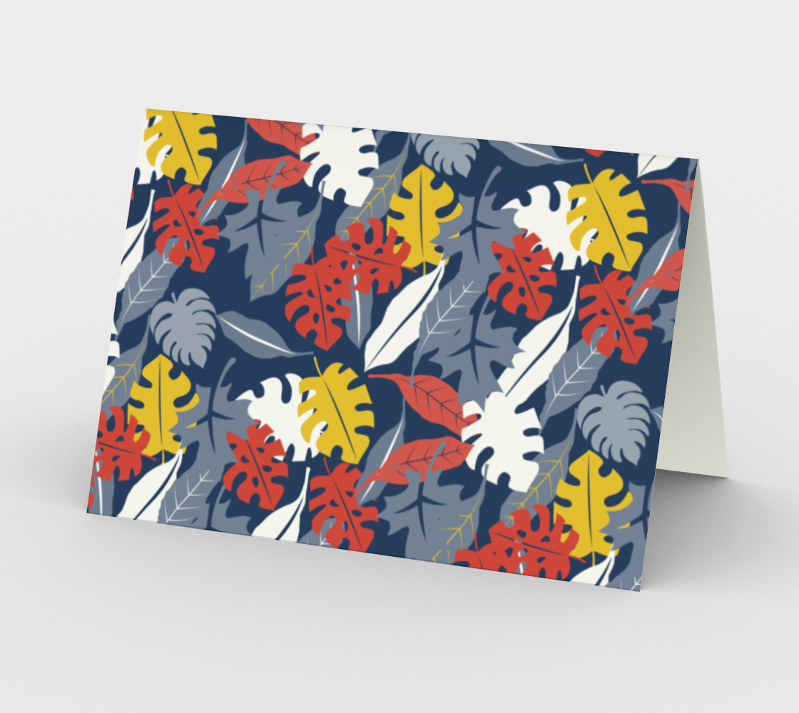 Autumn Tropical Leaves preview #2