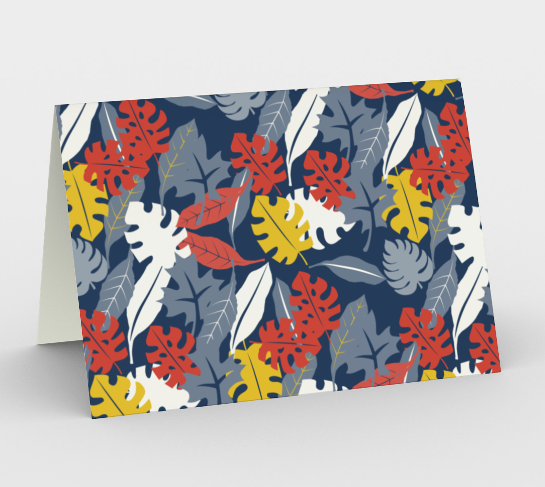 Autumn Tropical Leaves preview