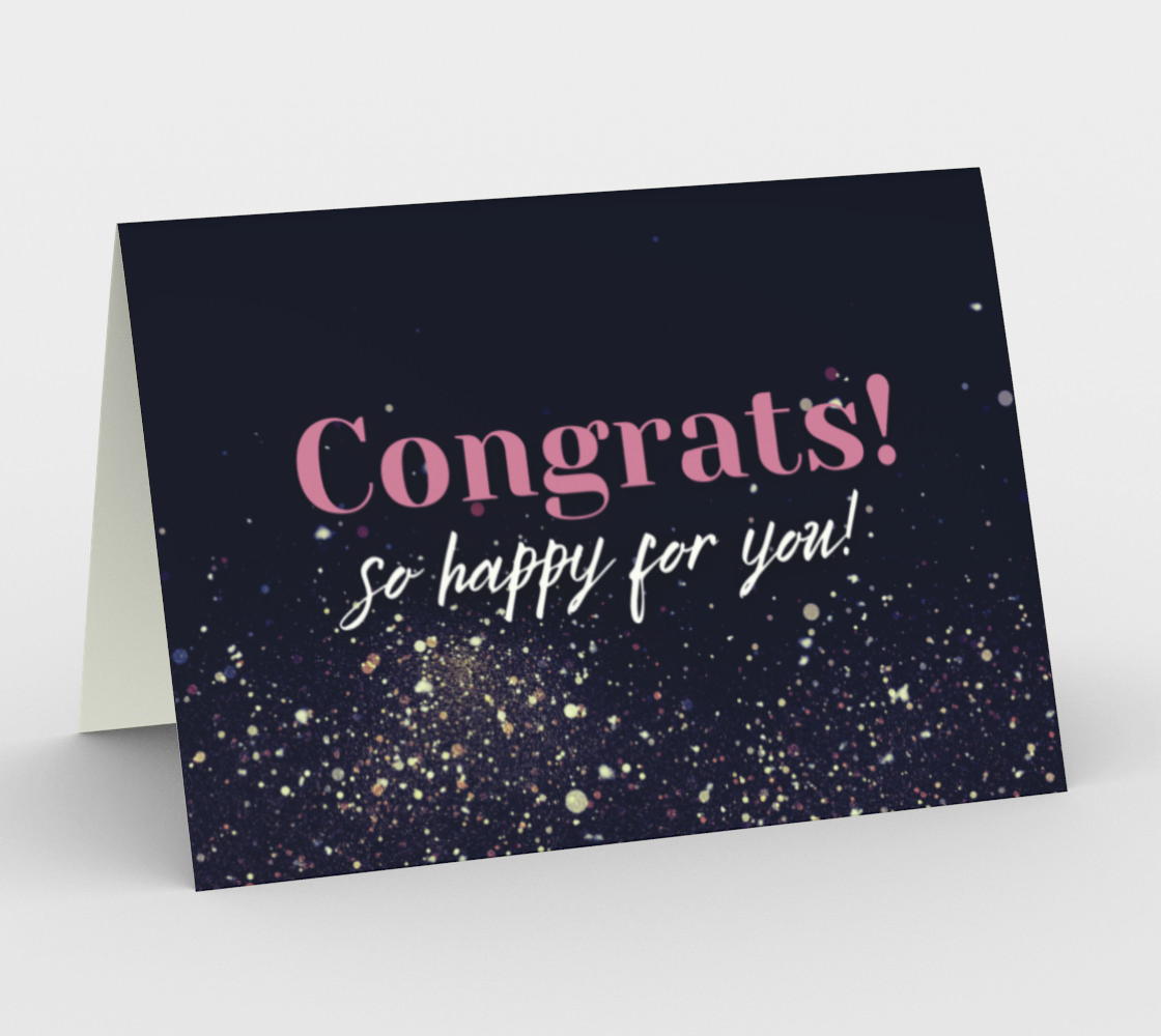 Congrats! So Happy For You! Graduation Cards preview