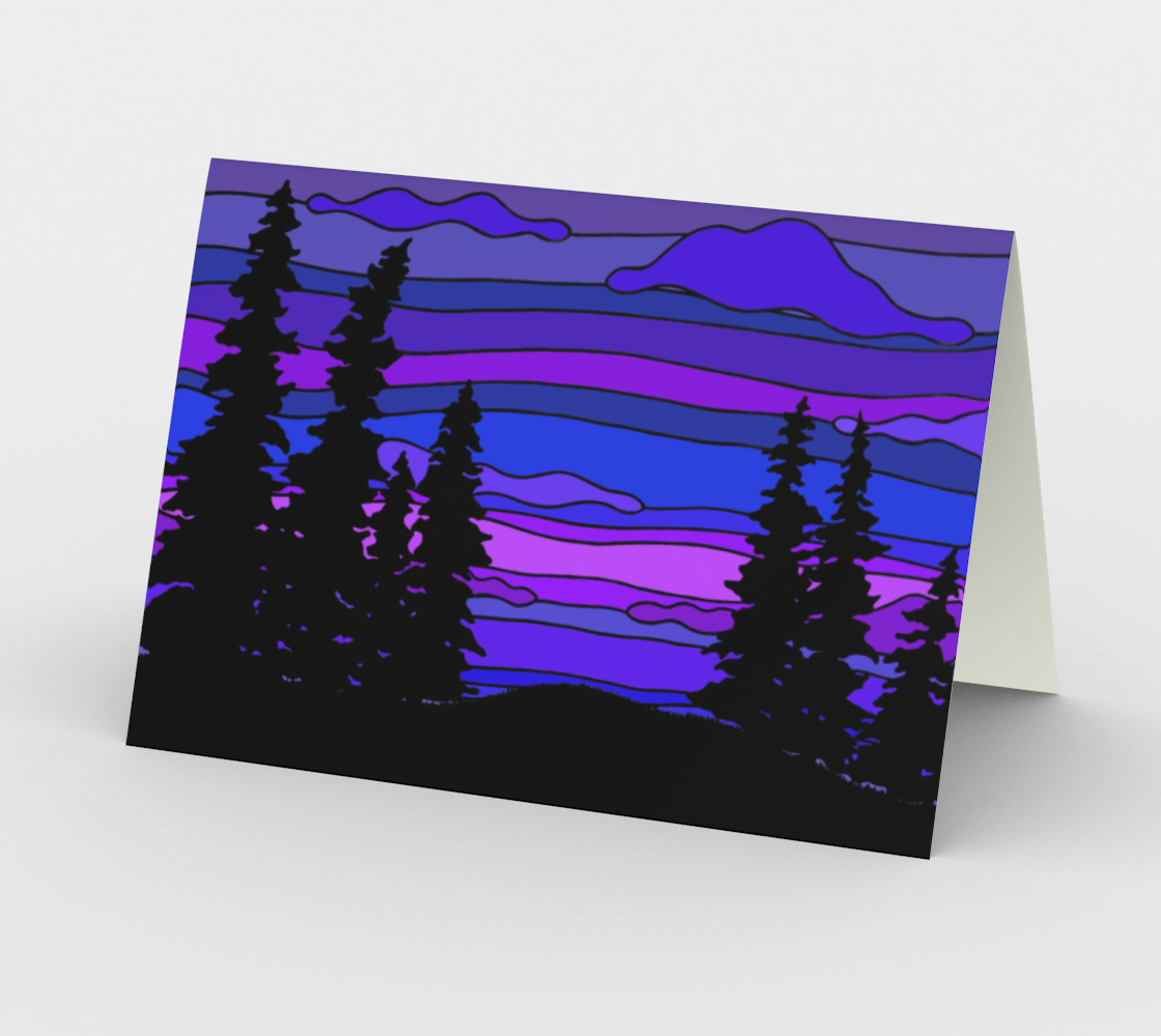 Purple Pine Sunset preview #2