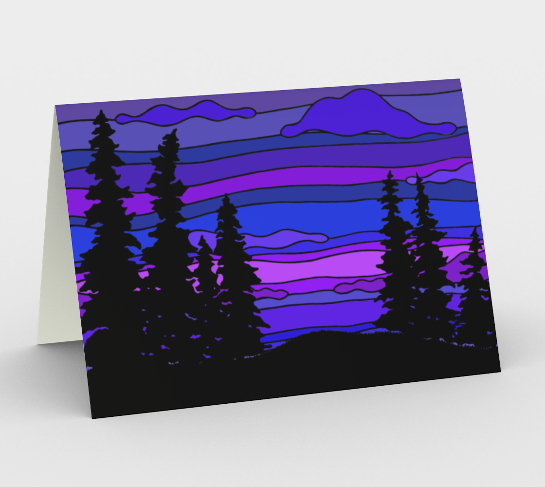 Purple Pine Sunset preview