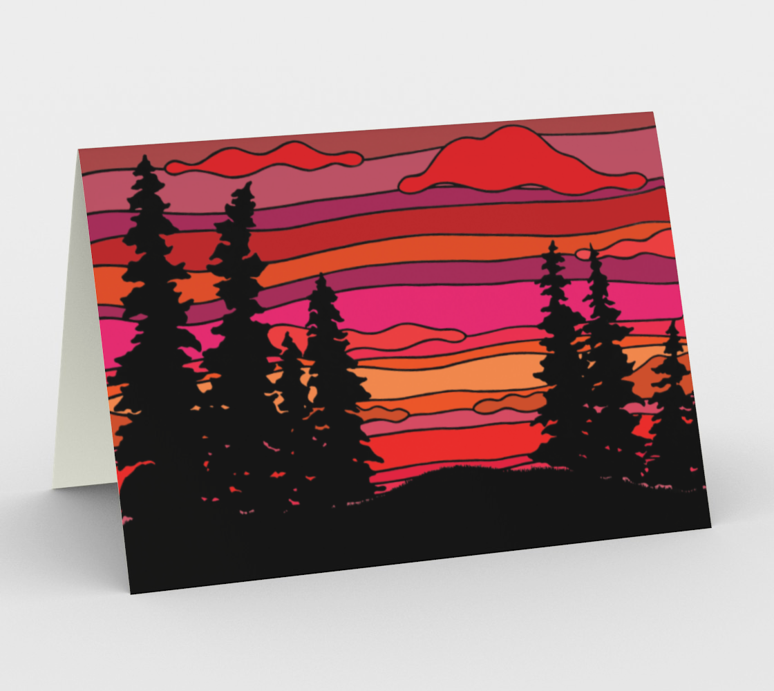 Red Pine Sunset 3D preview