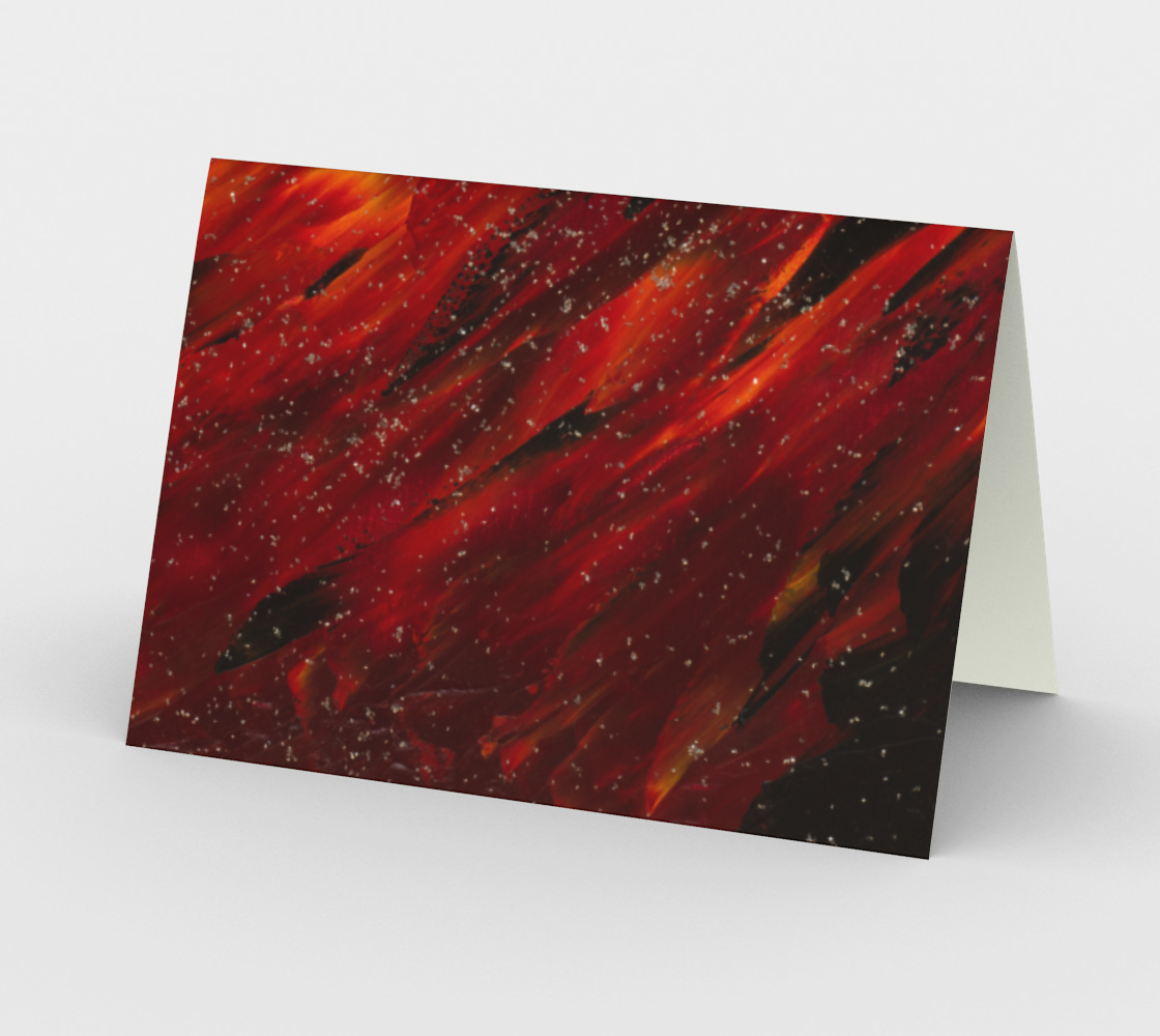 Red starscape stationary preview #2
