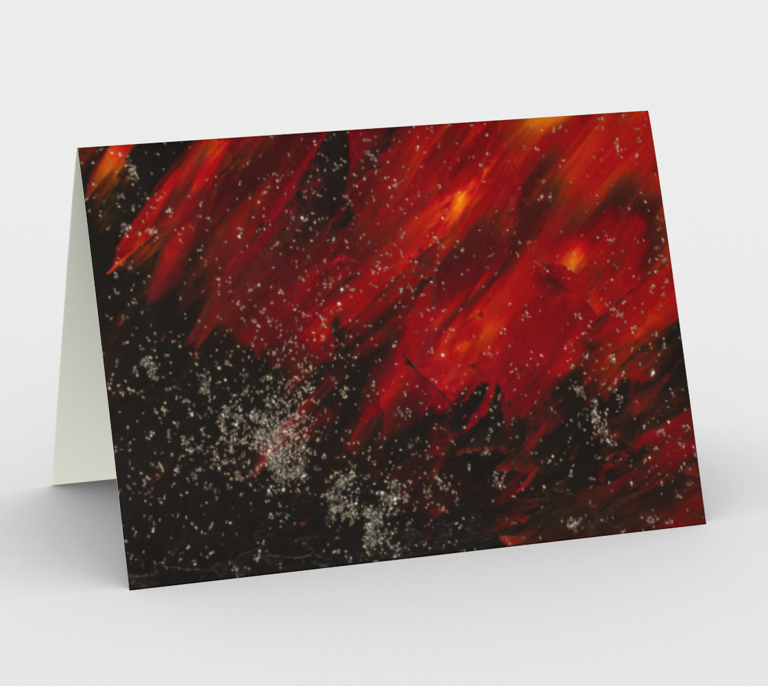 Red starscape stationary preview
