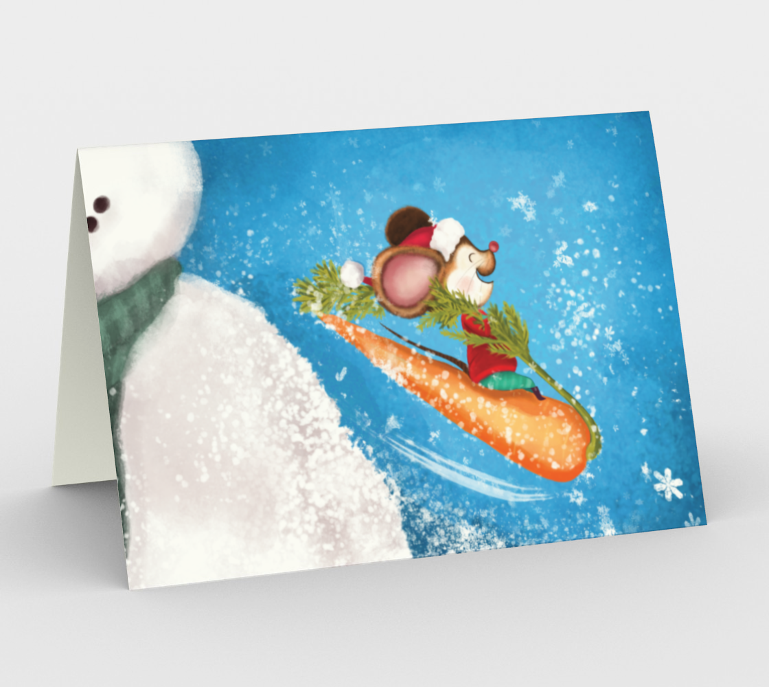 Sledding Mouse (Set of 3) preview