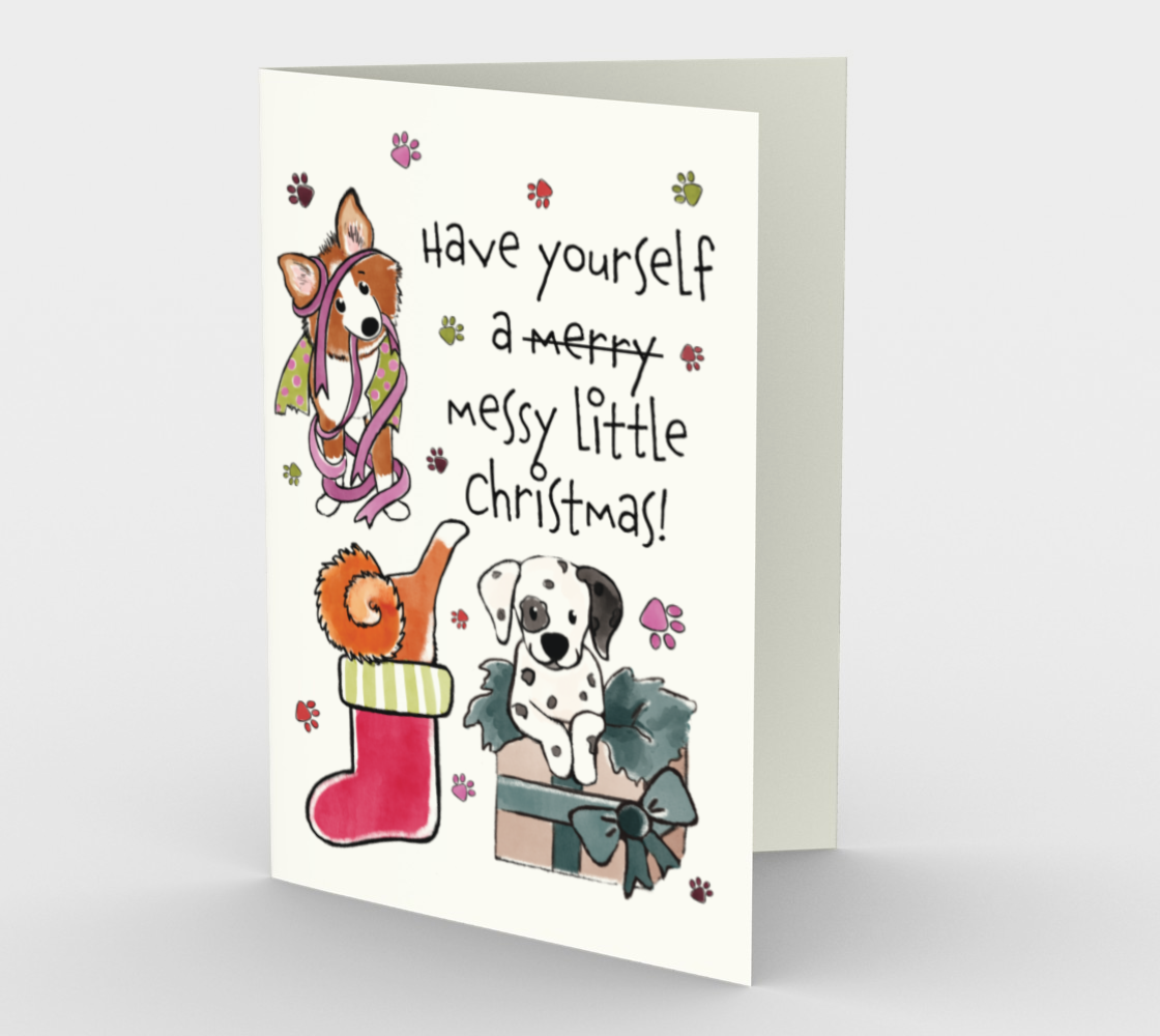 Messy Little Christmas Card (Set of 3) preview