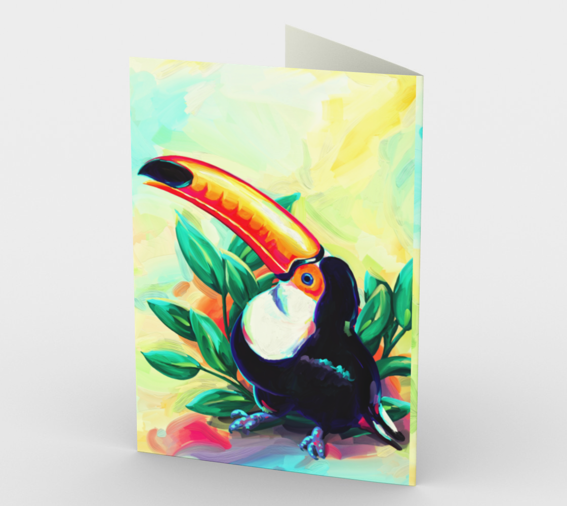 Toucan Card Portrait  preview #2