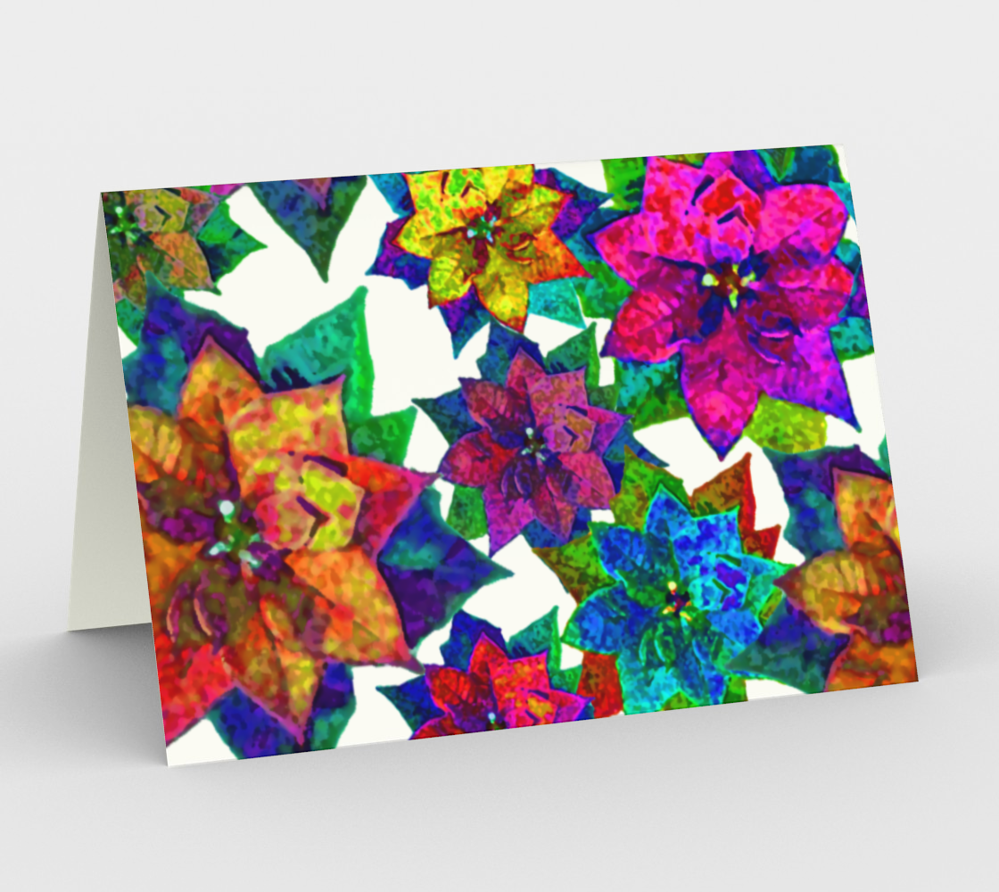 Poinsettia (stationery card) preview