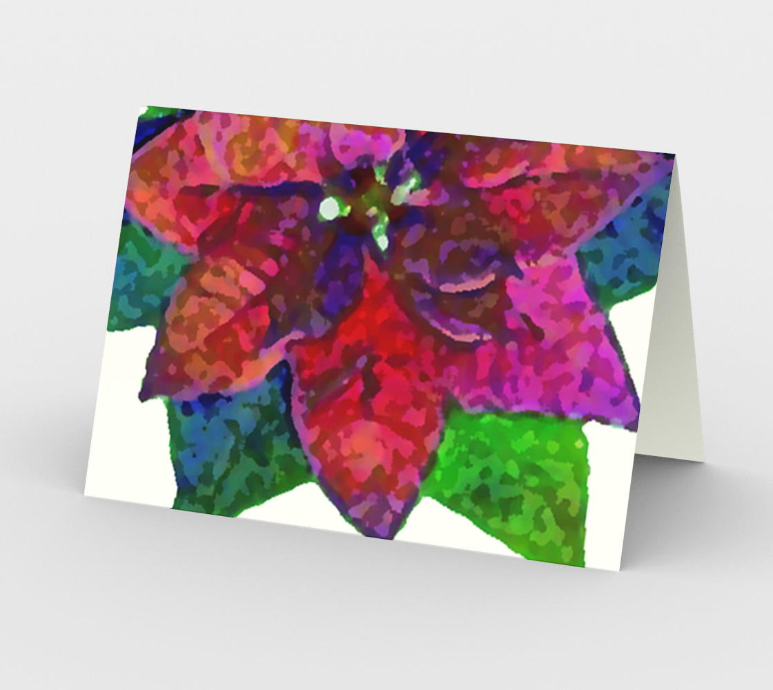 Poinsettia Single (stationery card) thumbnail #3