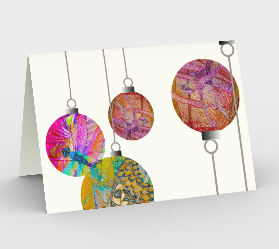 Ornaments 2 (stationery card) preview