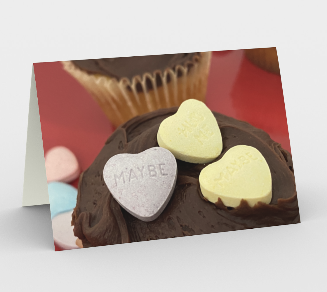 Valentine Cupcake Card preview