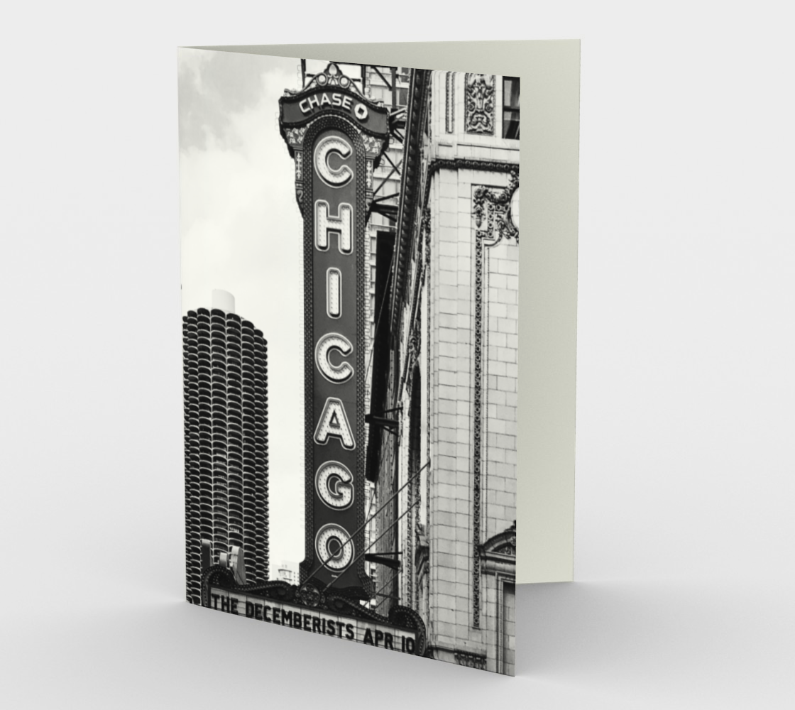 Chicago Theater Photo Card preview