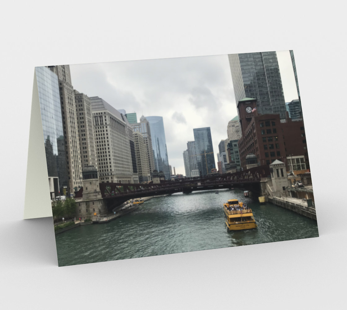 Chicago River Photo Card preview