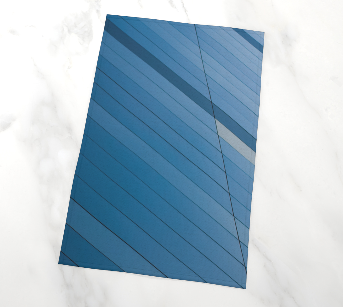 Aperçu de Blue wall tea towel, #2