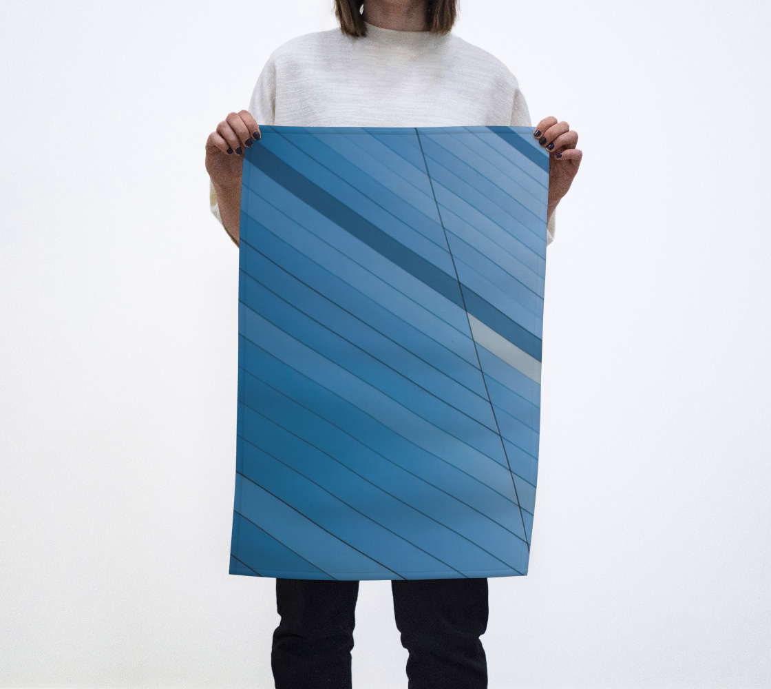 Aperçu de Blue wall tea towel, #1