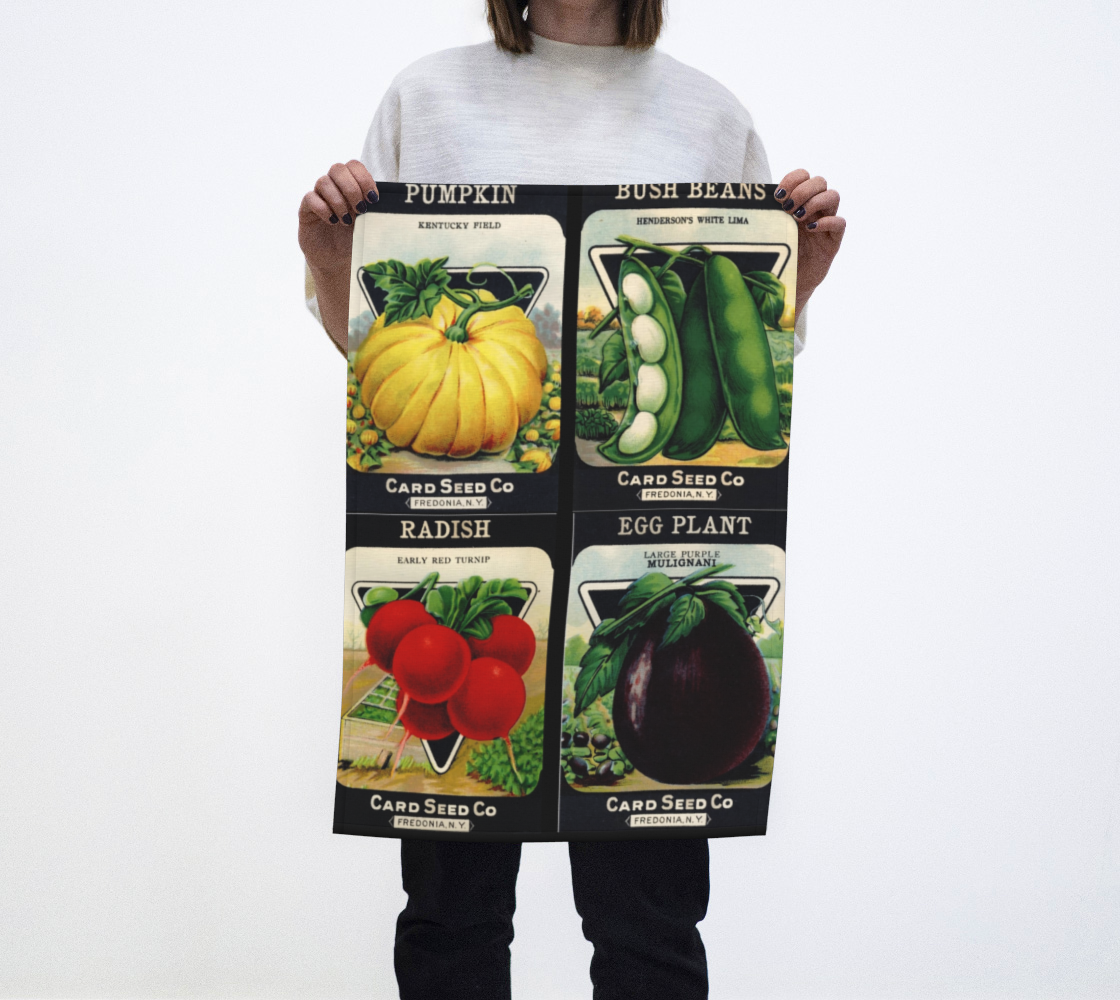 Aperçu de Card Seed Heirloom Packages #2 Tea Towel #1