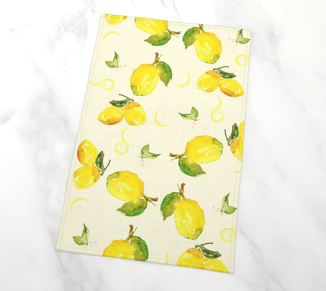 Aperçu de Lemon Tea Towel #2