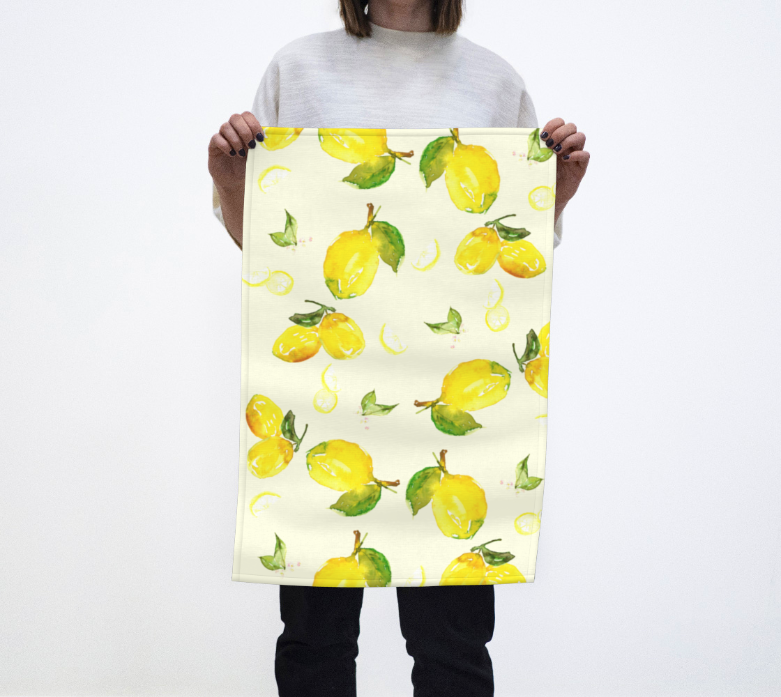 Aperçu de Lemon Tea Towel #1