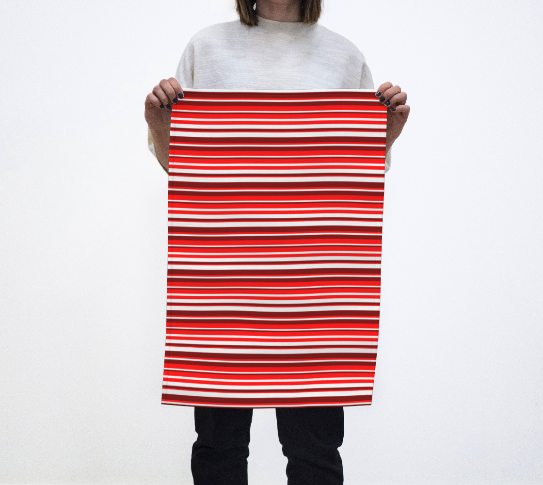 Aperçu de Elf Feet Stripes Tea Towel