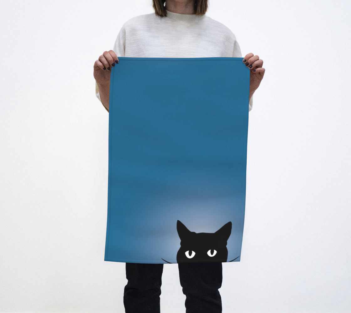 Aperçu de Cat Face - Tea Towel