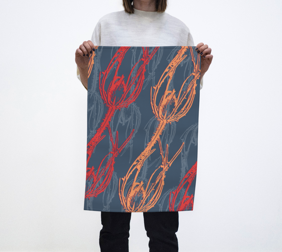 Aperçu de Thistle - Tea Towel